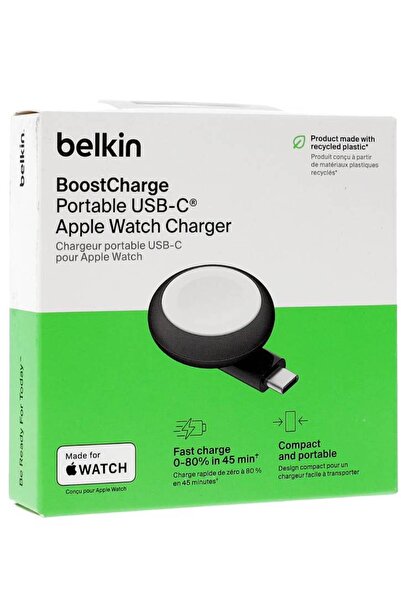 Belkin Dongle de încărcare rapidă Boost Charge pentru Apple Watch, negru