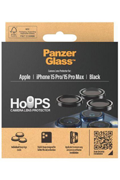Panzer Glass Protecție lentilă cameră PanzerGlass Hoops pentru iPhone 15 Pro ...