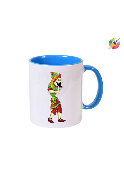 CERCİBAZAAR Hacivat & Karagöz Premium Porcelain Mug