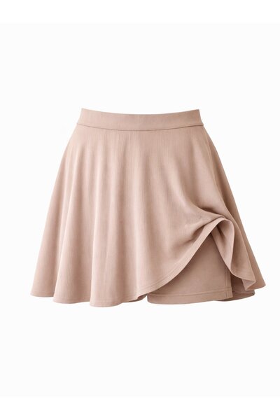 Retrobird Flared Shorts Skirt Women's Cream