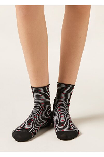 Calzedonia Striped and Hearted Socks