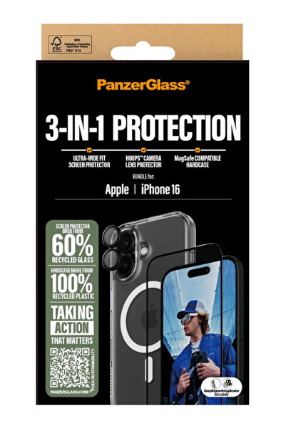 Panzer Glass Pachet de protecție PanzerGlass pentru iPhone 16 6.1'' 4-în-1