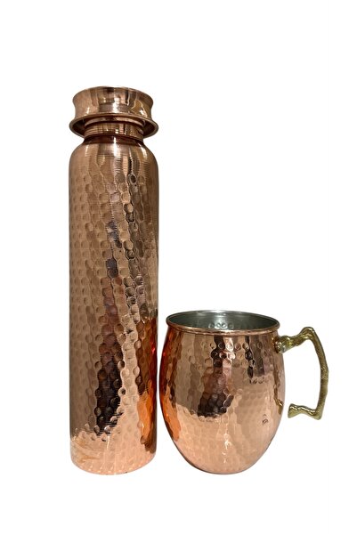 gulflower nude Copper Flask with Cup Health Healing Product