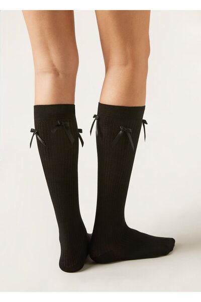 Calzedonia Bow-Tie Long Socks