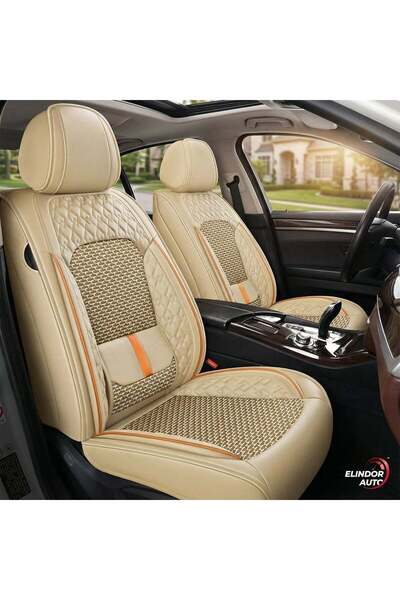 Elindor Set of 2 Elindor® Universal Car Seat Covers, Three-Dimensional Design...