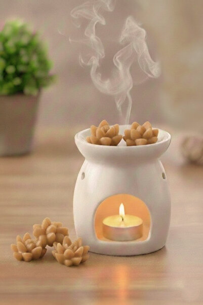 MOODİE ATÖLYE Vanilya Kokulu Aromaterapi Renkli Doğal Buhurdanlık Wax 7 Adet ...