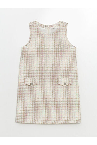 LC Waikiki Sparkling Choices Zero Roba Collar Girls Tweed Dress from Shining ...