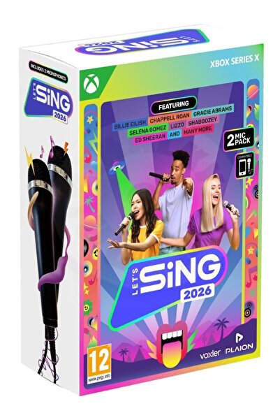 PLAION Πακέτο Let's Sing 2026 με 2 μικρόφωνα - Xbox Series X