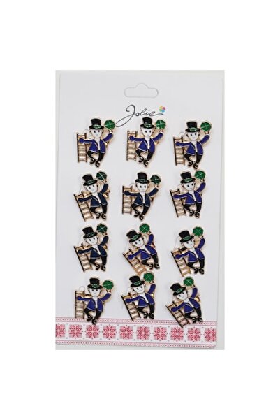 OEM Set of 12 Spring Martisor Brooches, Clover and Strawberries