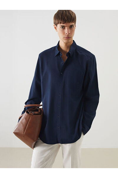 LC Waikiki Regular Fit Long Sleeve Gabardine Men's Shirt