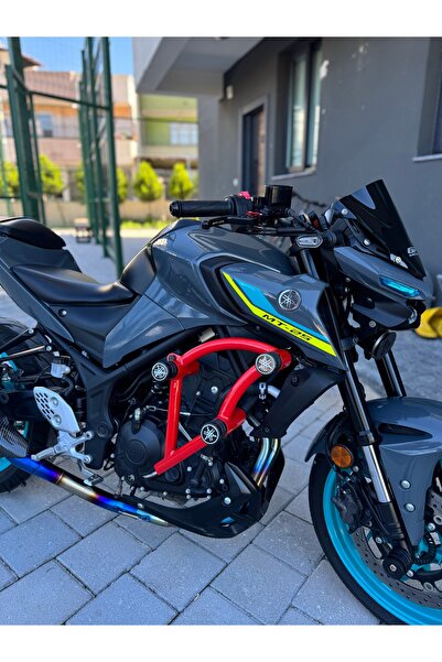Yamaha MT-25 ÖN 3’LÜ KORUMA DEMİRİ KIRMIZI (SAĞ-SOL)
