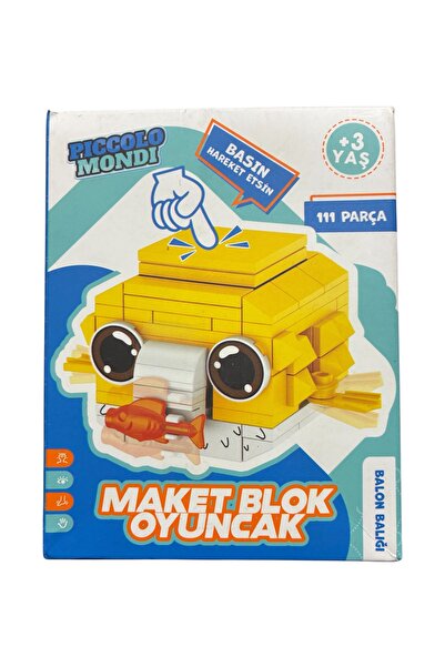 Piccolo Mondi Pufferfish Model Block Toy