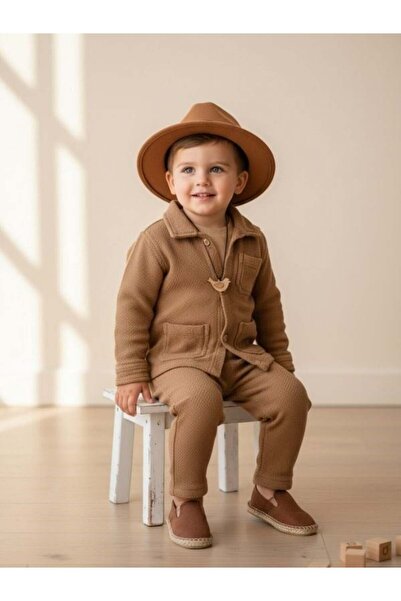 Zekids Boy's Woven Jacket with Pocket Detail