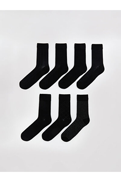 LC Waikiki Μικτές ανδρικές κάλτσες από μπαμπού, συσκευασία 7 τεμαχίων