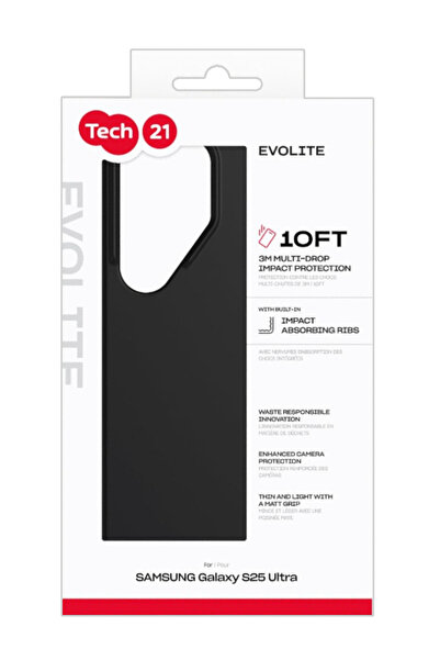 Tech 21 Θήκη Tech21 για Evo Lite Samsung Galaxy S25 Ultra μαύρη
