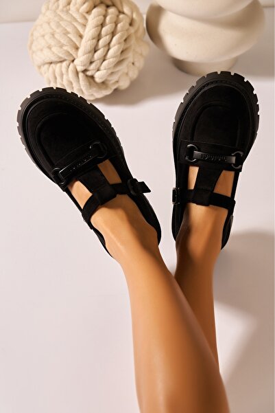 Joana Pantofi cu platformă din piele întoarsă întoarsă artificială pentru fem...