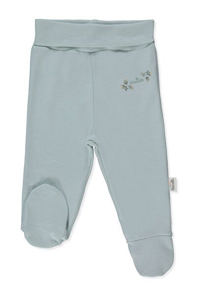 Bebetto بنطلون إنترلوك مع جيوب (فلور جاردن) لون نعناعي