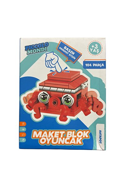 Piccolo Mondi Ahtapot Maket Blok Oyuncak