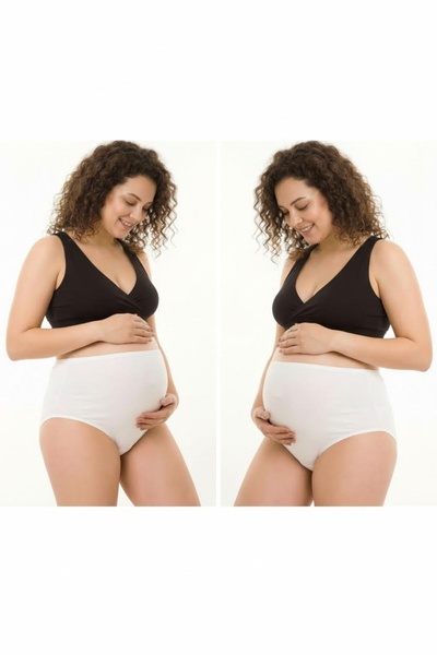 Tuess 2-Pack Maternity Panties White