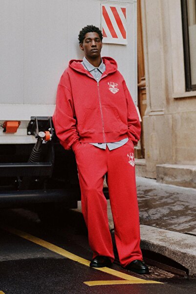 Pull & Bear STWD kolej tarzı eşofman altı