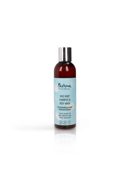 nurme cosmetics Organic Mild Baby Shampoo & Body Wash 200ml
