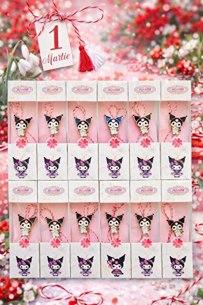 OEM Set 12 Brose pt Copii , Martisoare ( Kuromi)