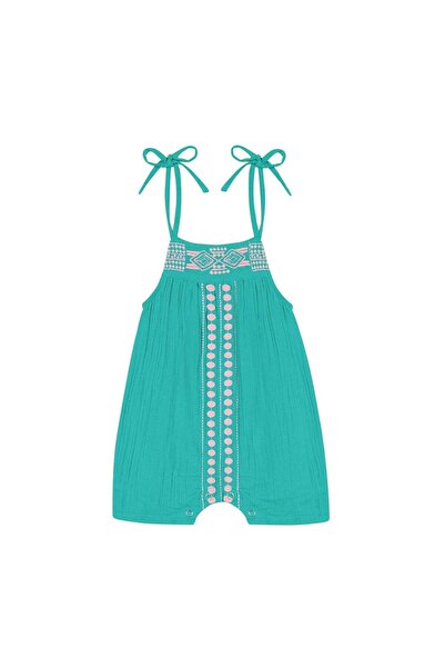 PETIT-ATELlER Baby Girl Floral Embroidered Sleeveless Romper , Cute Premium S...