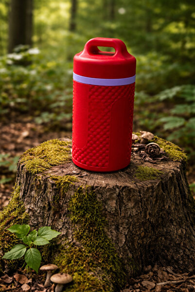 ALPİN Red Capsule Storage Container/Organic with Hanging Handle, Non-Slip Tex...