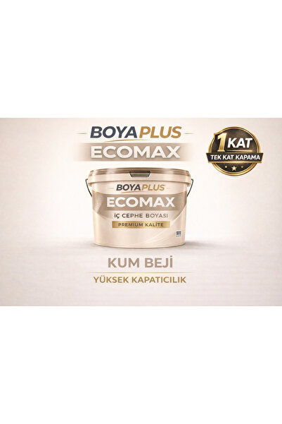 Boyaplus Ecomax İç Cephe Boyası Kırık Beyaz/Bej – Tek Kat Yüksek Kapatıcı İç ...