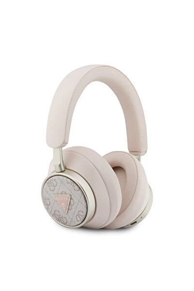 Guess 4G Triangle Logo Bluetooth Headphones, Pink