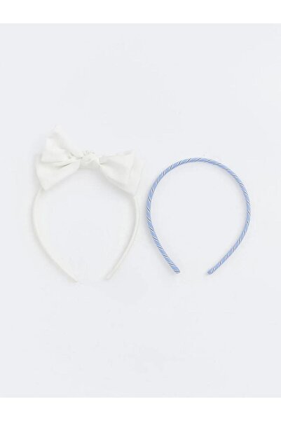 LC Waikiki Baby Girl Crown with White Bow Figure, 2-Pack (S6)