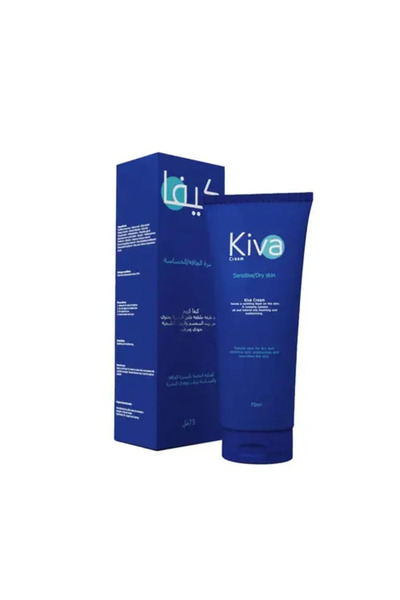 Kiva كريم مهدئ ومرطب للبشرة الجافة والحساسة 75 مل