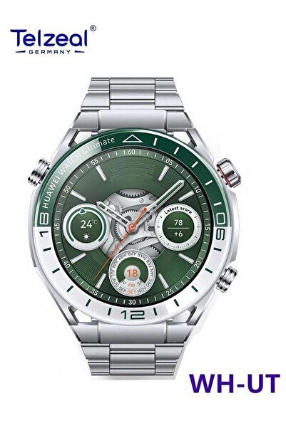 TELZEAL WH-UT Smartwatch with Waterproof Max Screen, Wireless Charging, Fitne...