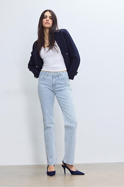 Stradivarius D98 Straight fit Kot Pantolon