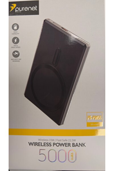 PURENET PR-PW06 WIRELESS POWERBANK 5000 MAH