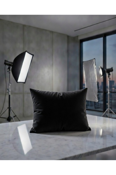 İz Home İz Studio Dynamic Siyah Yastık | 800 GR Nano Silikon Dolgu | AntiStress | Progressive Pillows