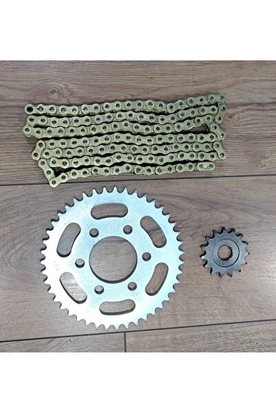 OrjinMotoPart Rks Srk 125 Zincir Dişli Seti Oringli Gold Zincir Takım Arasmoto
