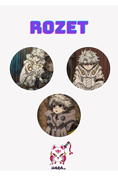 Hara Company Gachiakuta Animesi Rudo Surebrec Anime Rozet Seti