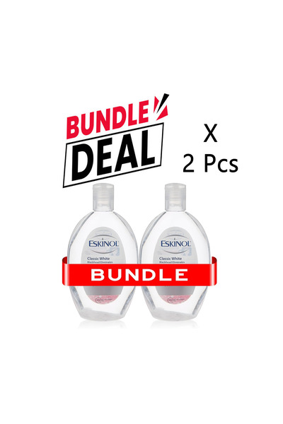 Eskinol Classic White Black Head Eliminates Facial Deep Cleanser - 225ml X 2 Pcs