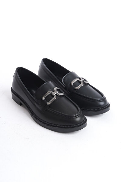 luvee Loafer Kare Zincirli Kadın Ayakkabı - Modern ve Zamansız