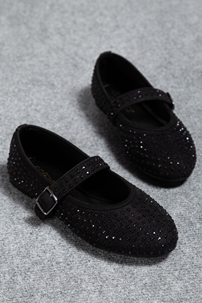 Mc vay Shoes Lina Beret Stoned Suede Stylish Women's Ballerinas