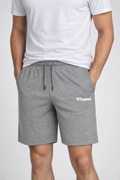 hummel Jullian 932511-2883 Gray Men's Cotton Casual Shorts