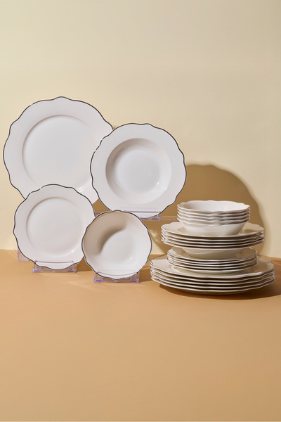 Perotti Silver Bone 24 Parça 6 Kişilik Yemek Takımı