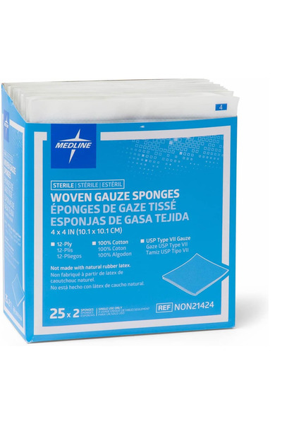 MEDLINE شاش معقم للحنجرة ميدلاين 10×10 سم