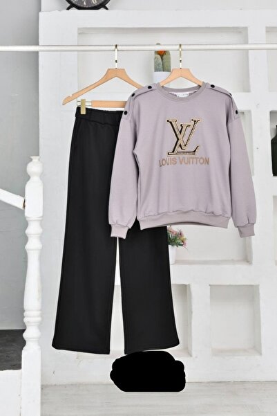 Ay Stone Detail Top and Bottom Set