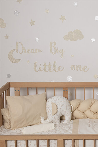 Bebetto Woven Crib Set (Happy Animal) Beige