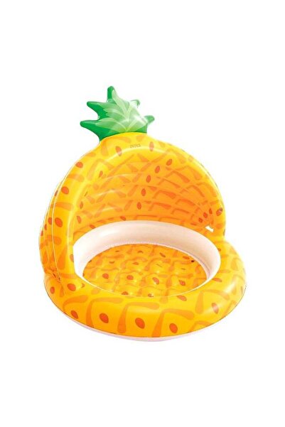 Intex Pineapple Themed Inflatable Quirky Pool Float Yellow and Green
