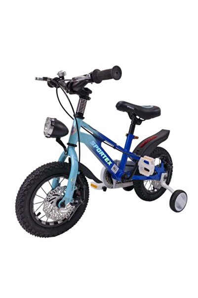 Sportex Steel Frame Kids Bicycle Blue and Black 12 Inch
