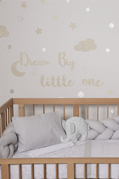 Bebetto Woven Crib Set (Happy Animal) Gray