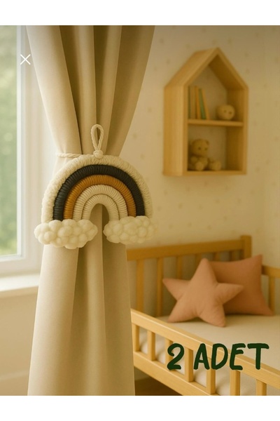 Nilsu Tasarım 2’li Perde Aksesuarı - Perde Tutucu - Fon Tutucu - Hediyelik de...